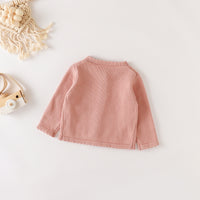 Load image into Gallery viewer, Baby Girls Solid Color Cardigan Wholesale 220817520
