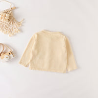 Load image into Gallery viewer, Baby Girls Solid Color Cardigan Wholesale 220817520
