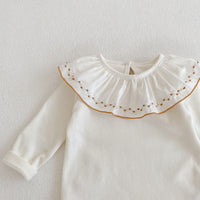 Load image into Gallery viewer, Baby Girls Boys Solid Color Embroidered Tops Wholesale 220817523
