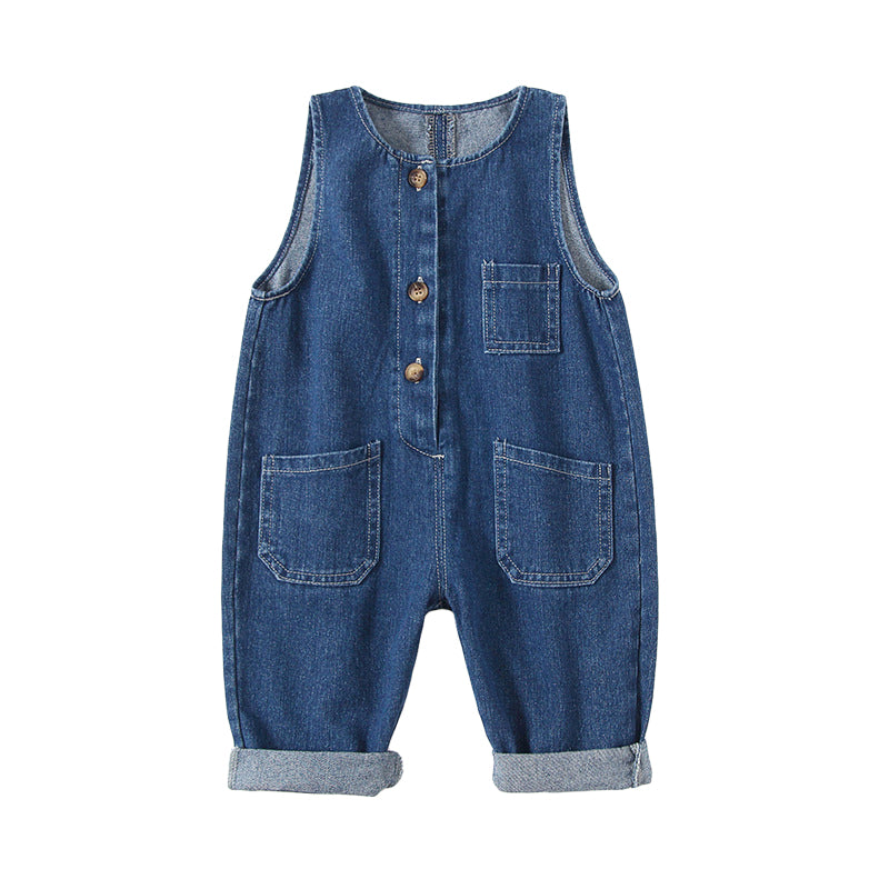 Baby Kid Unisex Solid Color Jumpsuits Wholesale 220817527