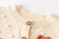 Load image into Gallery viewer, Baby Girls Cartoon Crochet Cardigan Wholesale 220817537
