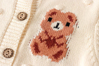 Load image into Gallery viewer, Baby Girls Cartoon Crochet Cardigan Wholesale 220817537
