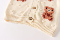 Load image into Gallery viewer, Baby Girls Cartoon Crochet Cardigan Wholesale 220817537
