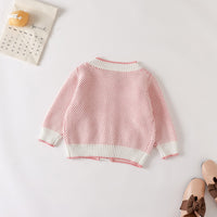 Load image into Gallery viewer, Baby Girls Flower Crochet Cardigan Wholesale 220817544
