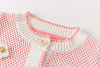 Load image into Gallery viewer, Baby Girls Flower Crochet Cardigan Wholesale 220817544
