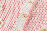Load image into Gallery viewer, Baby Girls Flower Crochet Cardigan Wholesale 220817544
