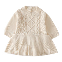 Load image into Gallery viewer, Baby Girls Solid Color Crochet Rompers Wholesale 220817545
