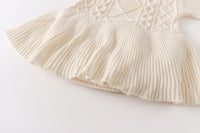 Load image into Gallery viewer, Baby Girls Solid Color Crochet Rompers Wholesale 220817545
