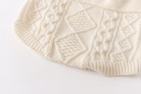 Load image into Gallery viewer, Baby Girls Solid Color Crochet Rompers Wholesale 220817545
