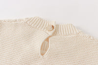 Load image into Gallery viewer, Baby Girls Solid Color Crochet Rompers Wholesale 220817545
