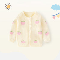 Load image into Gallery viewer, Baby Kid Girls Fruit Crochet Cardigan Wholesale 220817556
