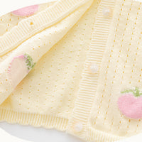 Load image into Gallery viewer, Baby Kid Girls Fruit Crochet Cardigan Wholesale 220817556
