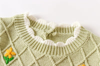 Load image into Gallery viewer, Baby Girls Flower Crochet Embroidered Cardigan Wholesale 220817563
