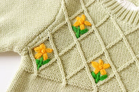 Load image into Gallery viewer, Baby Girls Flower Crochet Embroidered Cardigan Wholesale 220817563
