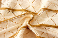 Load image into Gallery viewer, Baby Girls Striped Crochet Cardigan Wholesale 220817565
