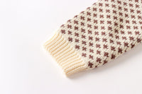 Load image into Gallery viewer, Baby Girls Houndstooth Crochet Cardigan Wholesale 220817566
