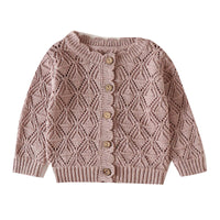 Load image into Gallery viewer, Baby Girls Solid Color Cardigan Wholesale 220817576

