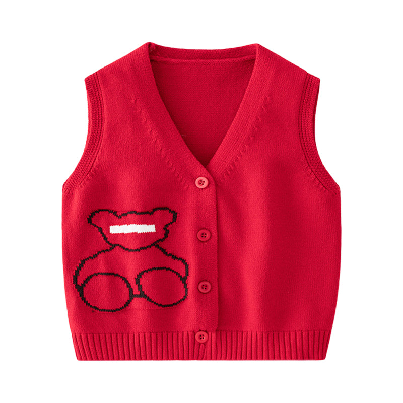 Baby Kid Girls Animals Crochet Vests Waistcoats Wholesale 220817579