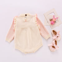 Load image into Gallery viewer, Baby Girls Crochet Rompers Wholesale 22081764
