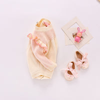 Load image into Gallery viewer, Baby Girls Crochet Rompers Wholesale 22081764
