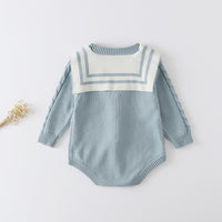 Load image into Gallery viewer, Baby Girls Bow Crochet Rompers Wholesale 22081778
