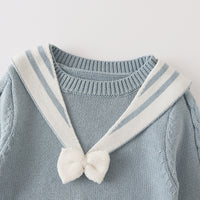 Load image into Gallery viewer, Baby Girls Bow Crochet Rompers Wholesale 22081778
