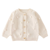 Load image into Gallery viewer, Baby Girls Solid Color Crochet Cardigan Wholesale 22081783
