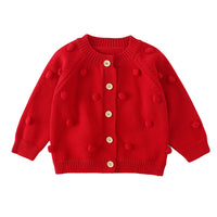 Load image into Gallery viewer, Baby Girls Solid Color Crochet Cardigan Wholesale 22081783
