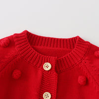 Load image into Gallery viewer, Baby Girls Solid Color Crochet Cardigan Wholesale 22081783
