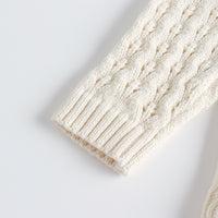 Load image into Gallery viewer, Baby Girls Solid Color Crochet Rompers Wholesale 22081786
