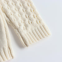 Load image into Gallery viewer, Baby Girls Solid Color Crochet Rompers Wholesale 22081786
