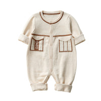 Load image into Gallery viewer, Baby Unisex Letters Crochet Knitwear Jumpsuits Wholesale 22081908
