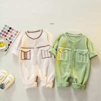 Load image into Gallery viewer, Baby Unisex Letters Crochet Knitwear Jumpsuits Wholesale 22081908
