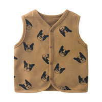 Load image into Gallery viewer, Baby Kid Unisex Cartoon Print Vests Waistcoats Wholesale 22081909
