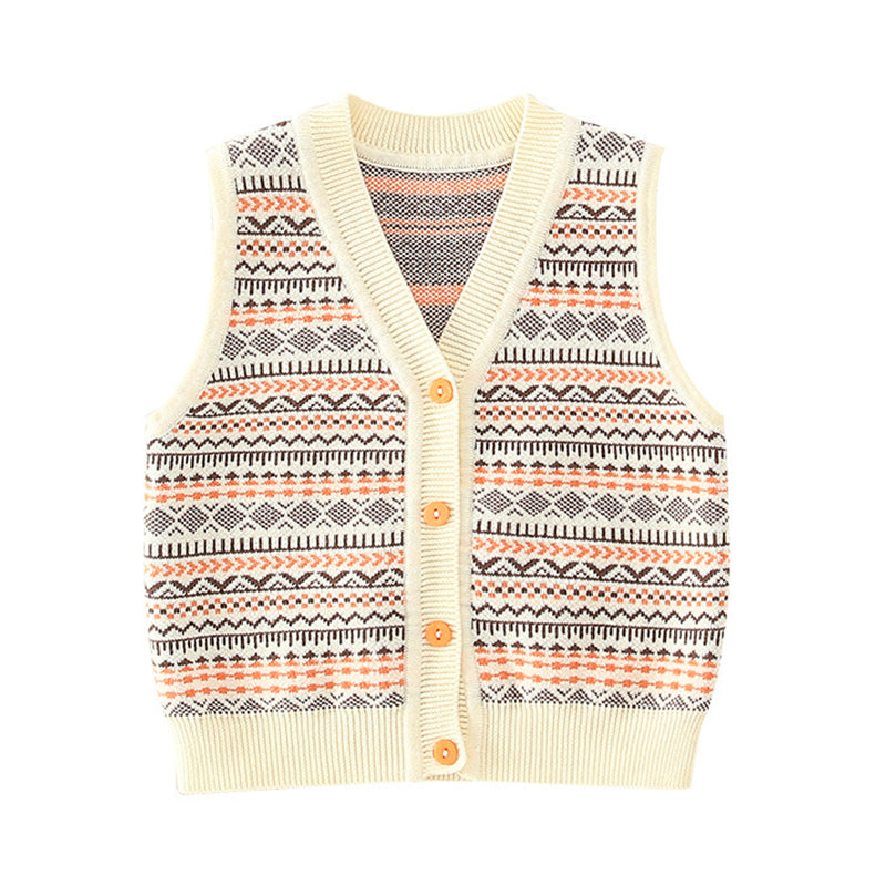 Baby Kid Girls Bohemian Vests Waistcoats Wholesale 220819103