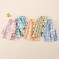 Load image into Gallery viewer, Baby Kid Boys Checked Shirts Wholesale 220819136
