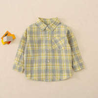 Load image into Gallery viewer, Baby Kid Boys Checked Shirts Wholesale 220819136
