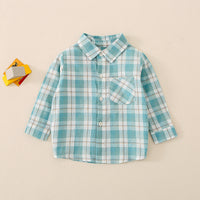 Load image into Gallery viewer, Baby Kid Boys Checked Shirts Wholesale 220819136
