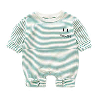 Load image into Gallery viewer, Baby Boys Striped Letters Jumpsuits Wholesale 220819158

