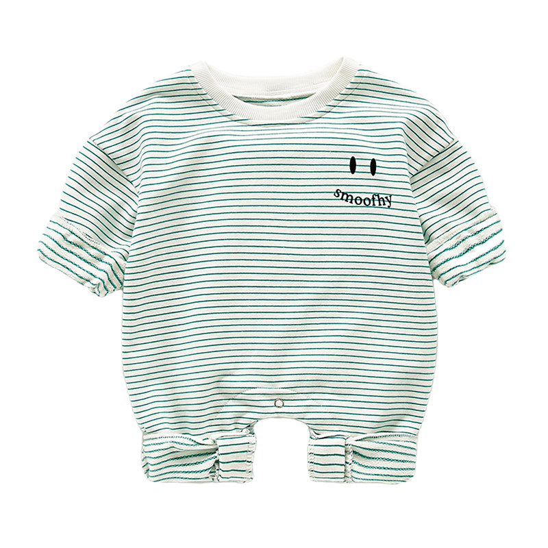 Baby Boys Striped Letters Jumpsuits Wholesale 220819158