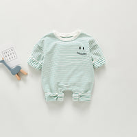 Load image into Gallery viewer, Baby Boys Striped Letters Jumpsuits Wholesale 220819158
