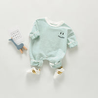 Load image into Gallery viewer, Baby Boys Striped Letters Jumpsuits Wholesale 220819158
