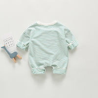 Load image into Gallery viewer, Baby Boys Striped Letters Jumpsuits Wholesale 220819158
