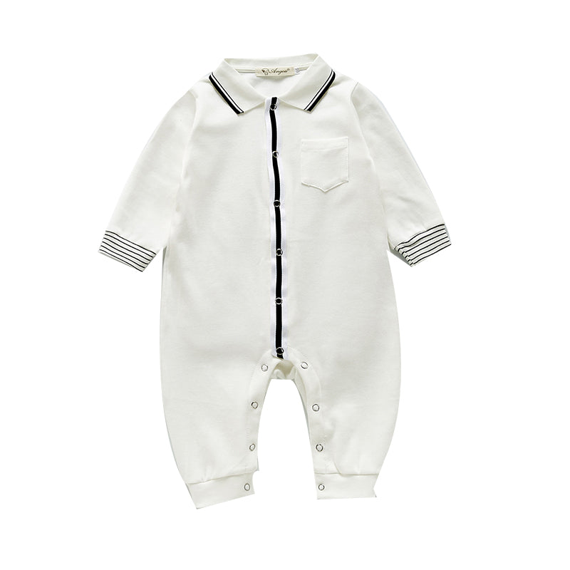 Baby Boys Striped Jumpsuits Wholesale 220819171