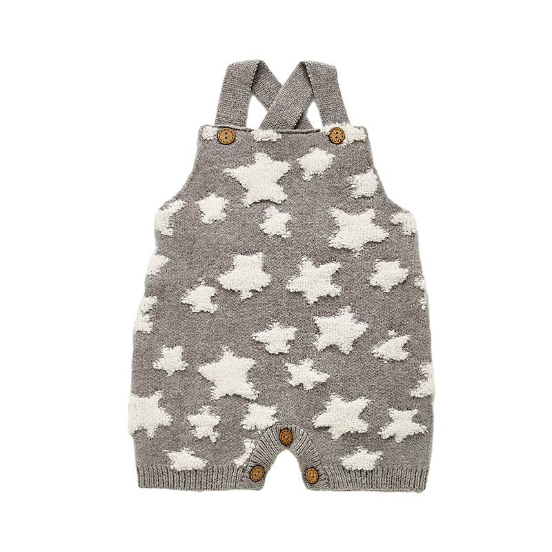 Baby Unisex Star Knitwear Rompers Wholesale 220819173