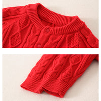 Load image into Gallery viewer, Baby Unisex Solid Color Crochet Knitwear Jumpsuits Wholesale 220819219
