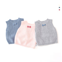 Load image into Gallery viewer, Baby Unisex Solid Color Bow Vests Waistcoats Knitwear Wholesale 22081923
