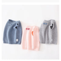 Load image into Gallery viewer, Baby Unisex Solid Color Bow Vests Waistcoats Knitwear Wholesale 22081923

