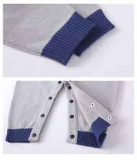 Load image into Gallery viewer, Baby Boys Bow Crochet Knitwear Jumpsuits Wholesale 220819232
