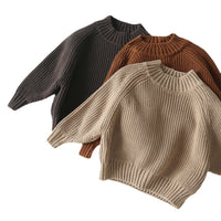 Load image into Gallery viewer, Baby Kid Unisex Solid Color Sweaters Wholesale 220819239

